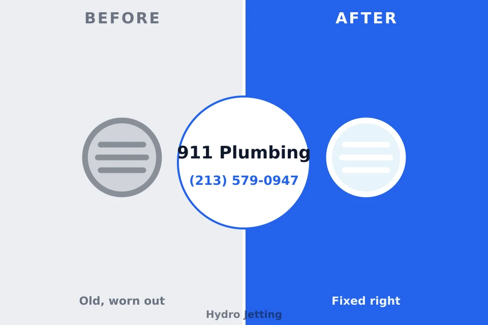 Before and after: plumbing company Curtice, OH